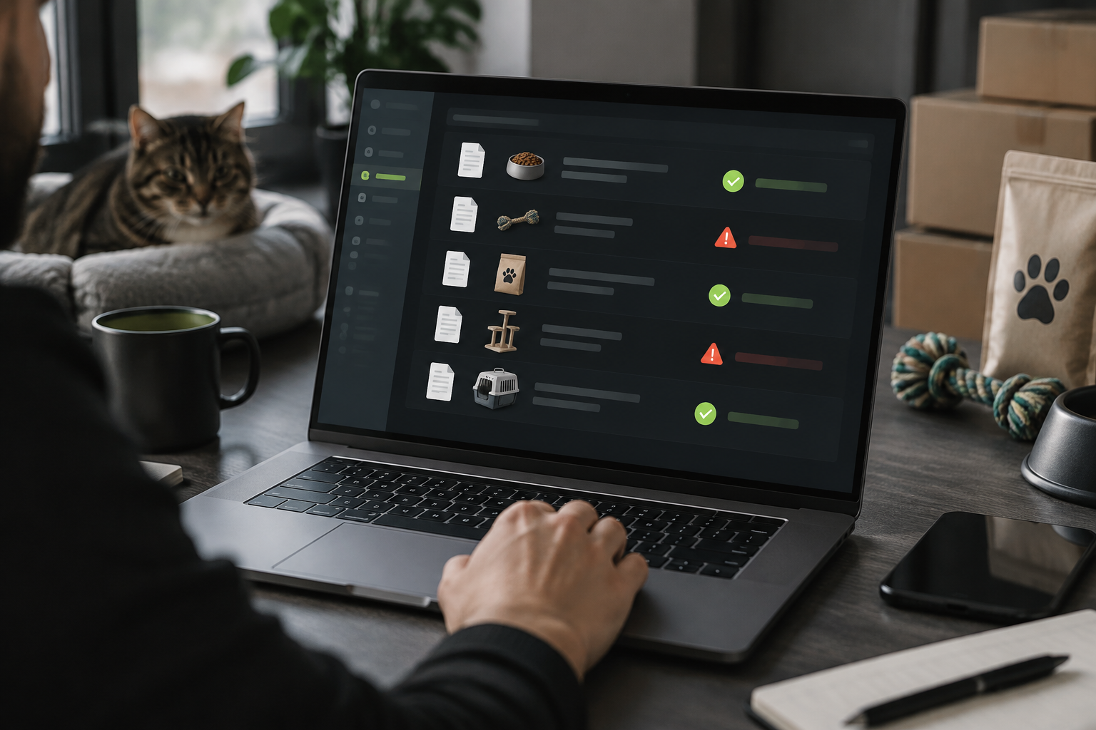 Дашборд SaaS-платформы МЕТЧ, показывающий статус синхронизации разрешительных документов: зеленые индикаторы напротив за