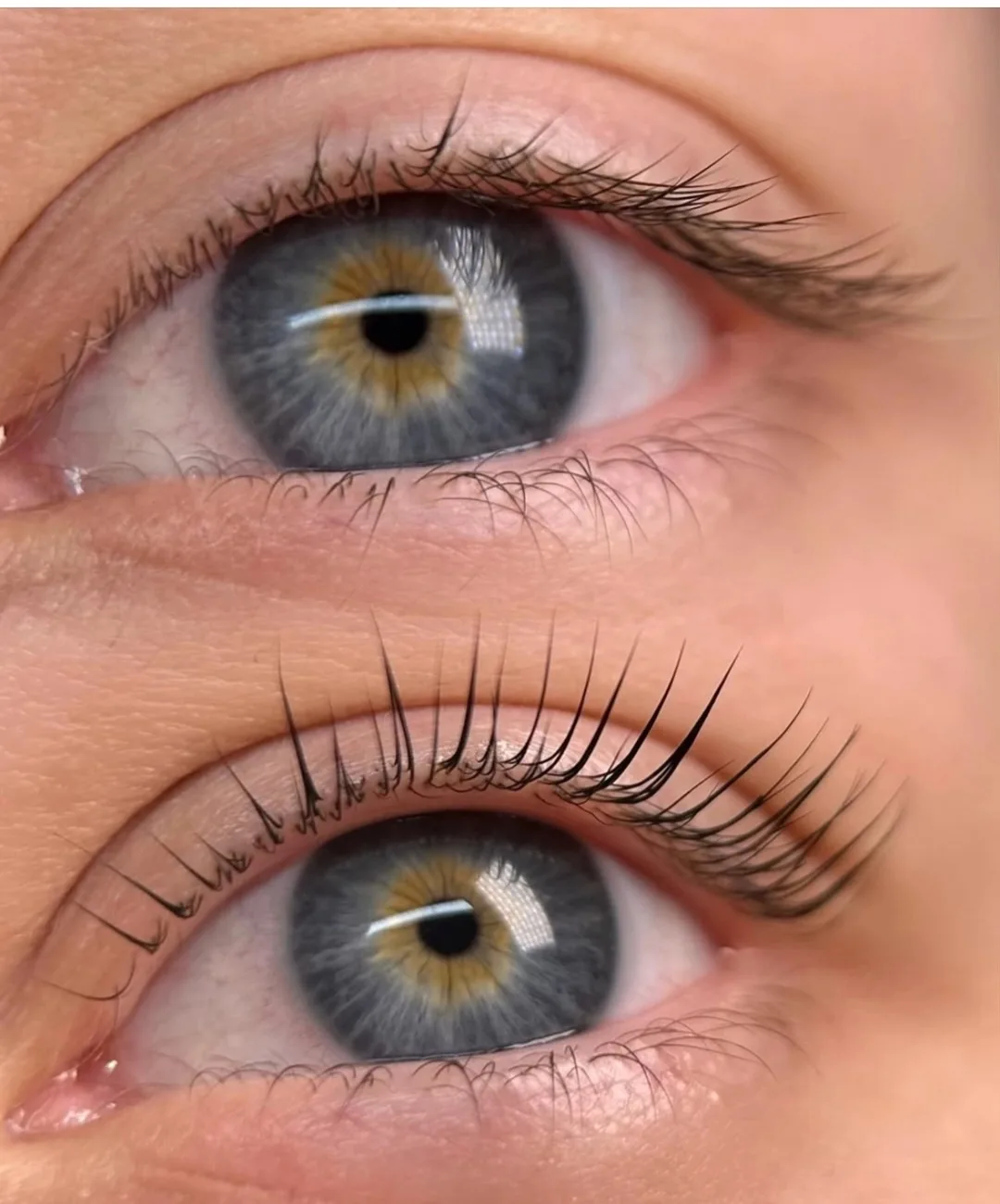 Ламинирование ресниц + окрашивание