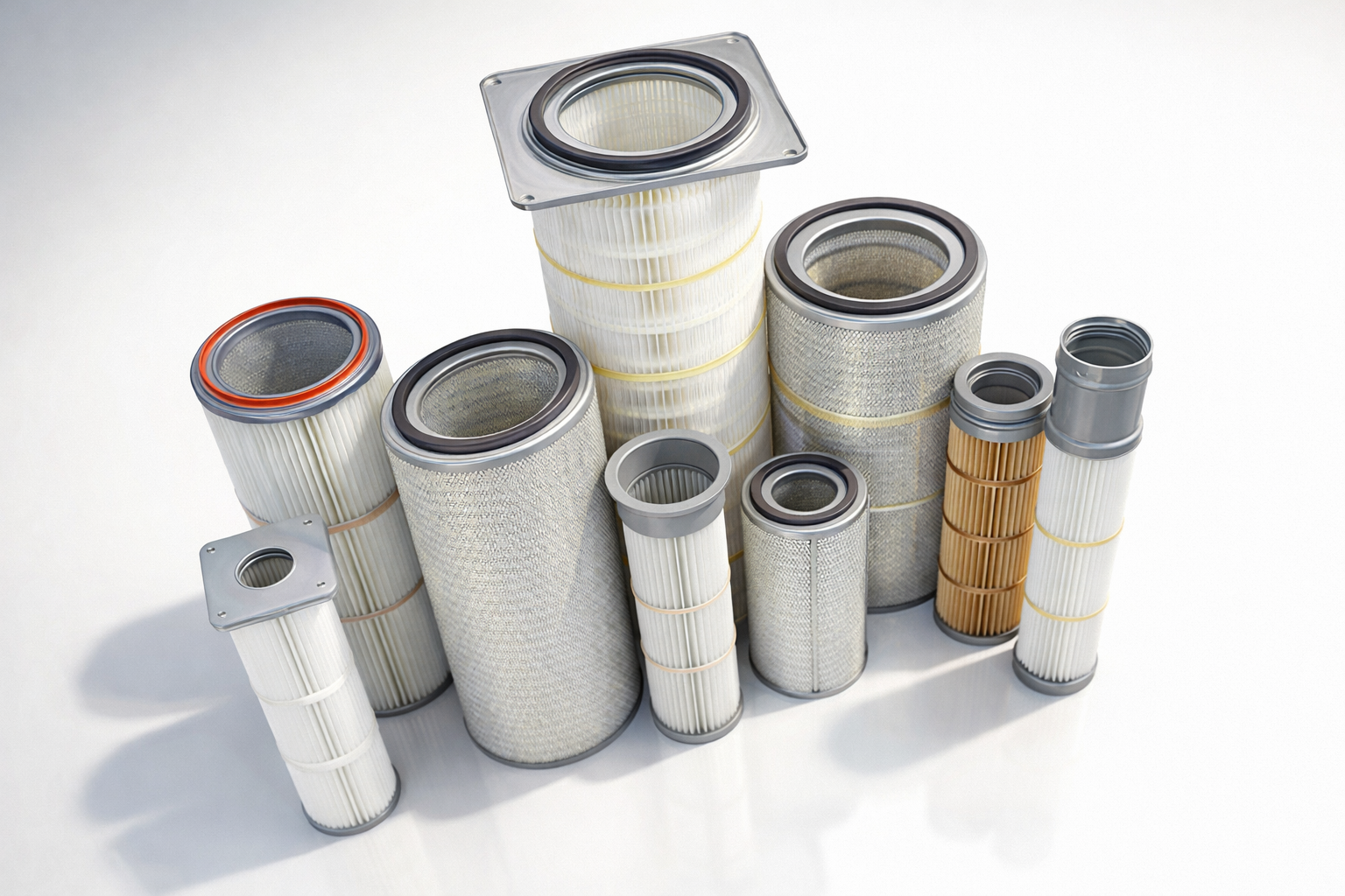 Замена рукавного фильтра и пылесборника