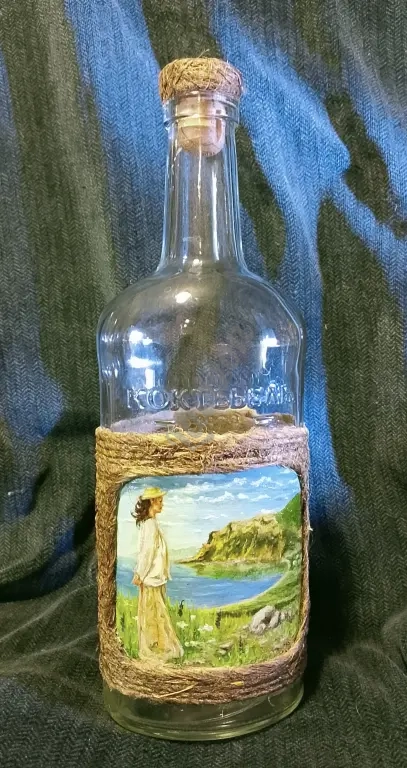 бутылка расписная,,Коктебель "