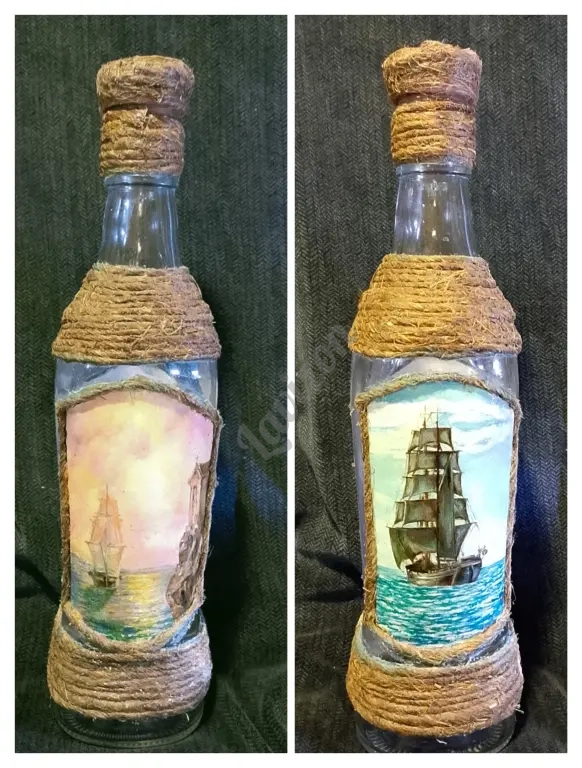 бутылка расписная