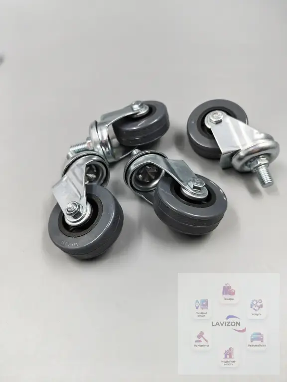 промвшленные колесики вращающиеся 360