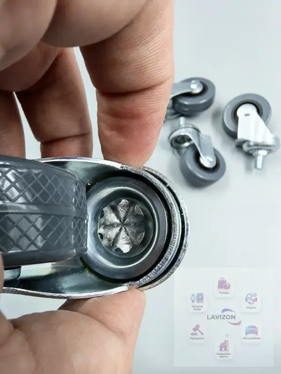 промвшленные колесики вращающиеся 360