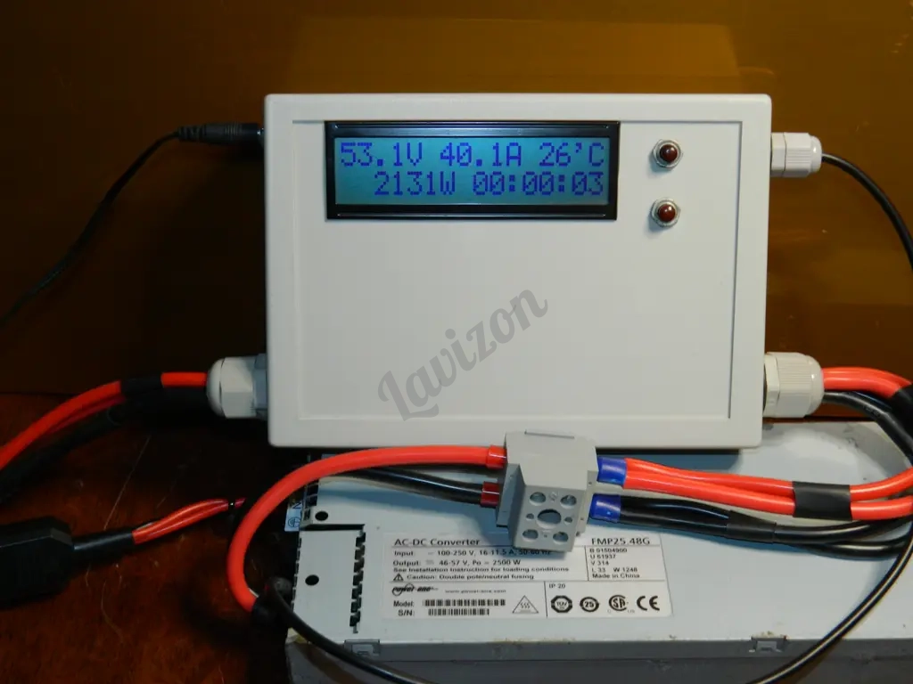 Блок питания PowerOne FMP25.48G 53,5 Вольта 2500 Ватт с разъемами. 61937