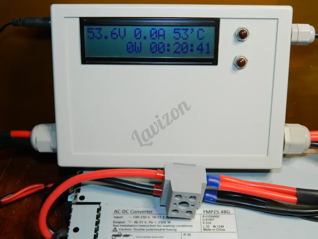 Блок питания PowerOne FMP25.48G 53,5 Вольта 2500 Ватт с разъемами. 61937