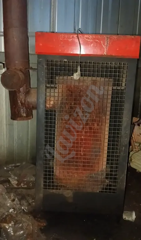 Печь на отработке.