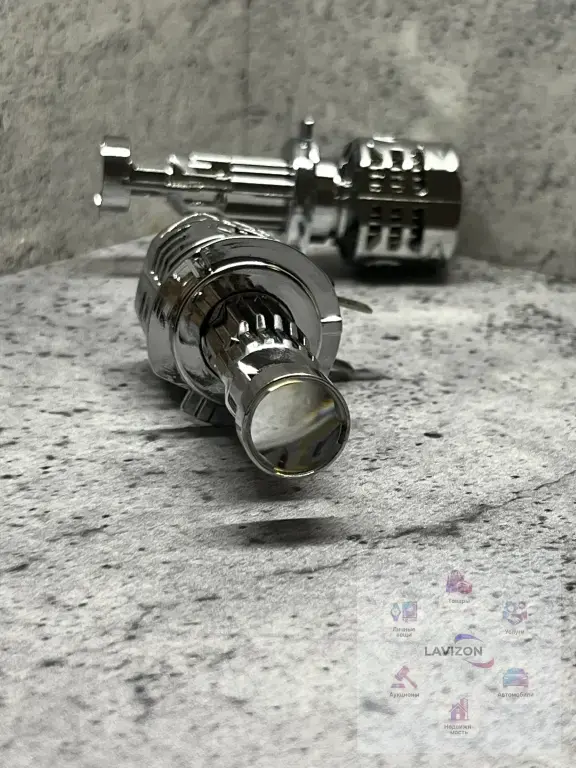 Bi-LED мини линзы H7 светодиодные лампы с кулером