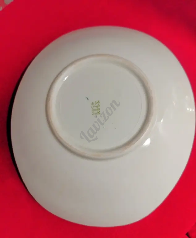 Блюдо фаянс, винтаж, ЗИК, 1974-1991