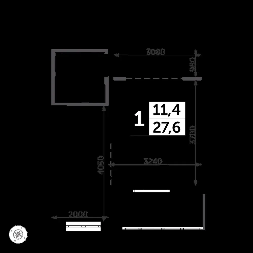 Студия, 28,3 м² — 9 114 440 ₽