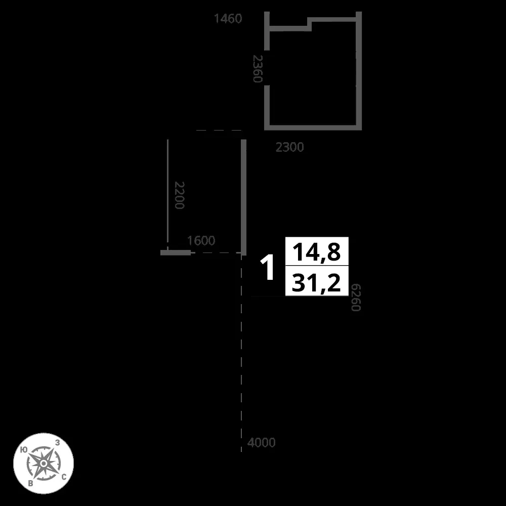 Студия, 31,1 м² — 8 455 344 ₽