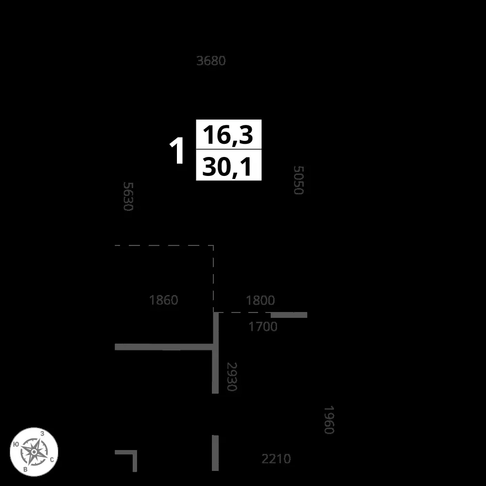 Студия, 30,1 м² — 12 807 490 ₽