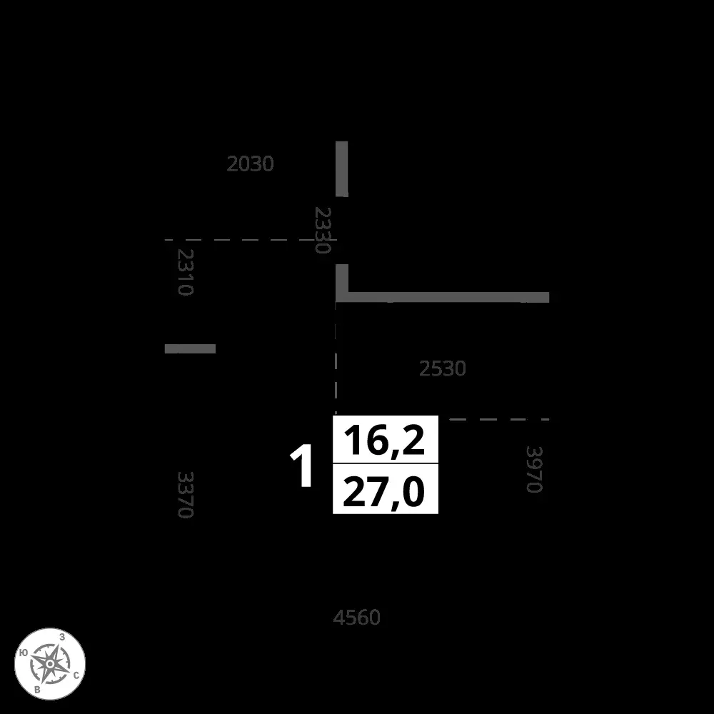 Студия, 27 м² — 13 141 170 ₽