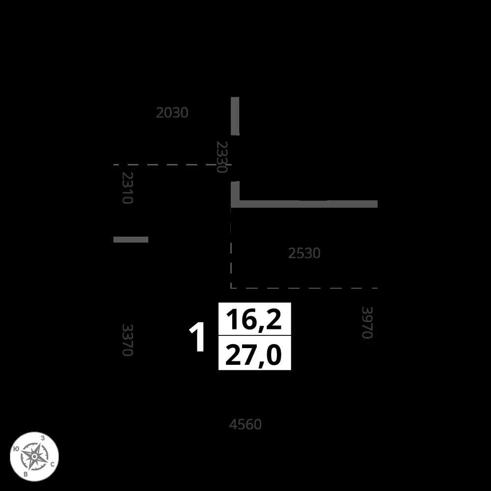 Студия, 27 м² — 13 210 020 ₽