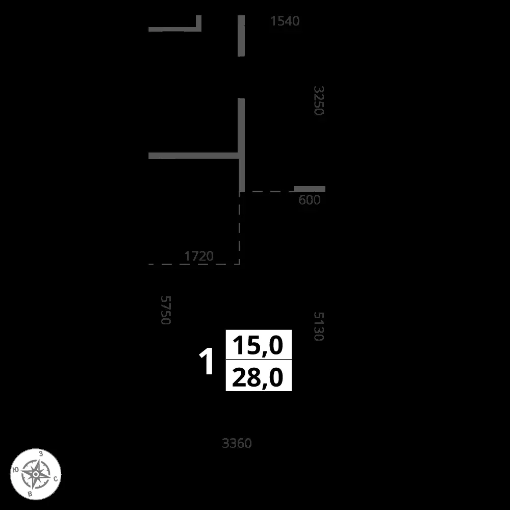 Студия, 28 м² — 13 191 024 ₽