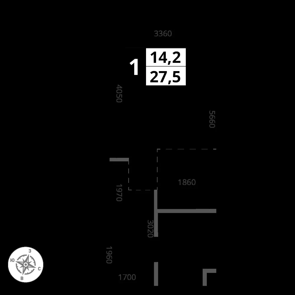 Студия, 27,5 м² — 13 002 770 ₽