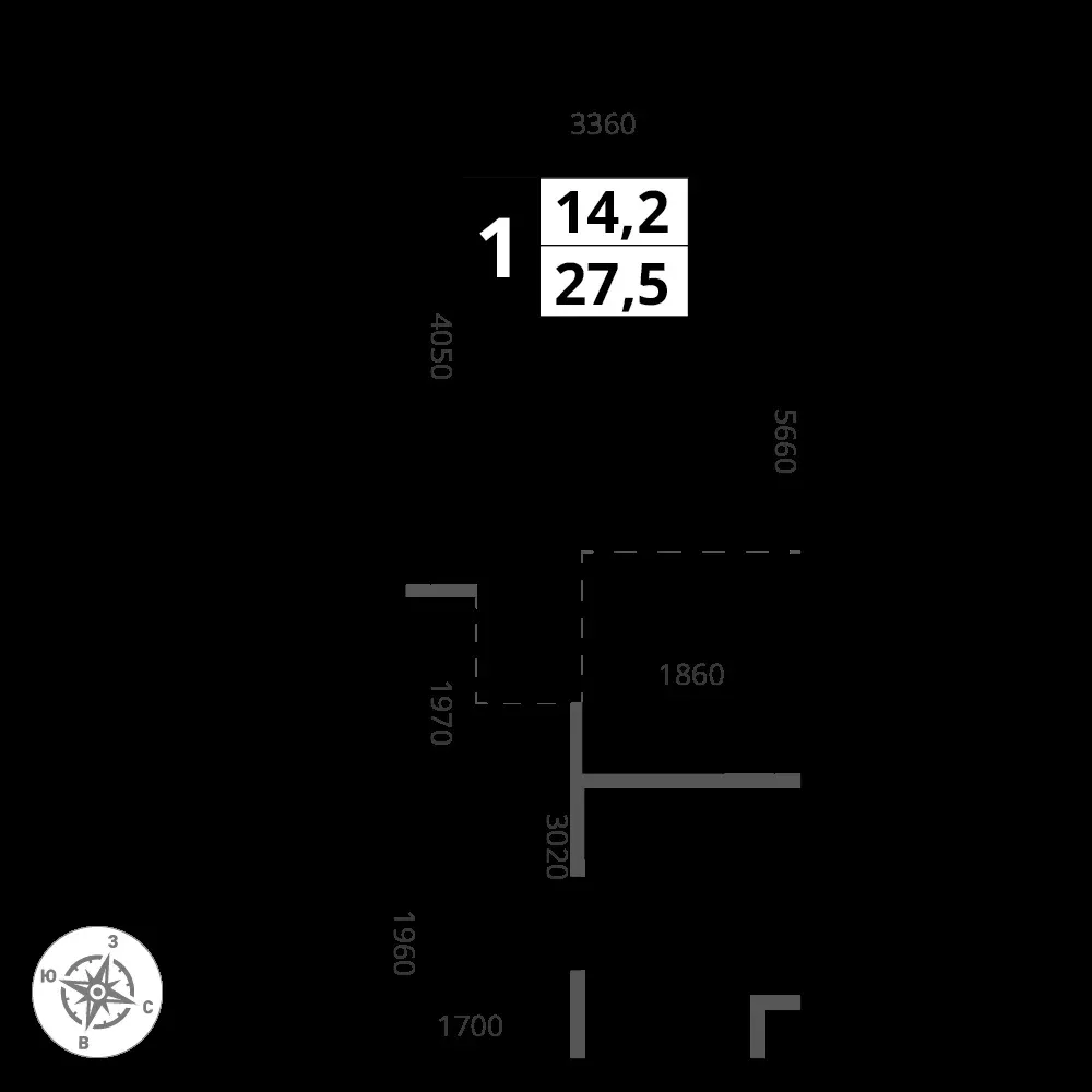 Студия, 27,5 м² — 13 002 770 ₽