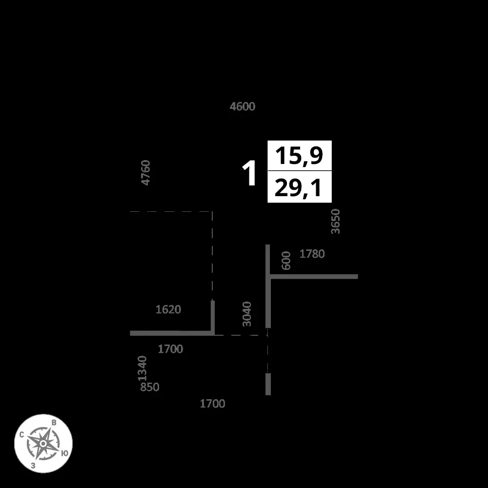 Студия, 29,1 м² — 18 797 436 ₽