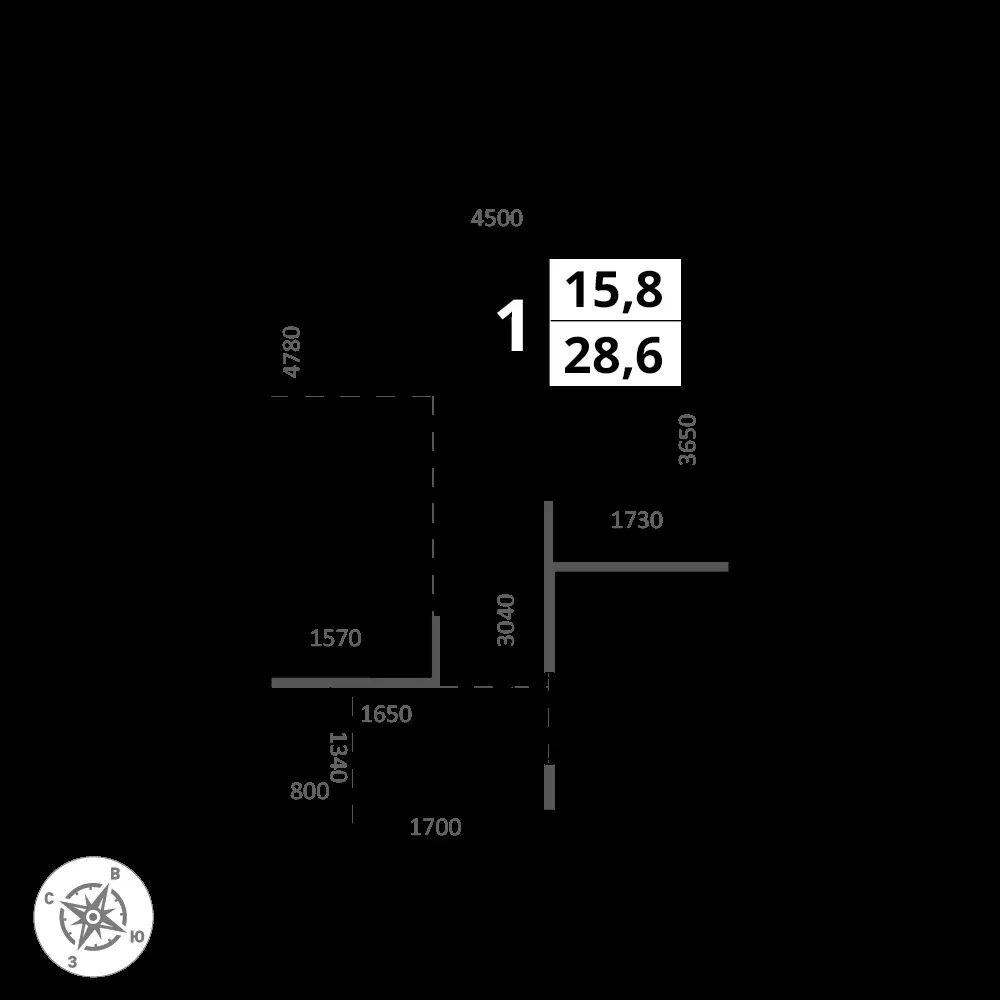 Студия, 28,6 м² — 17 215 598 ₽