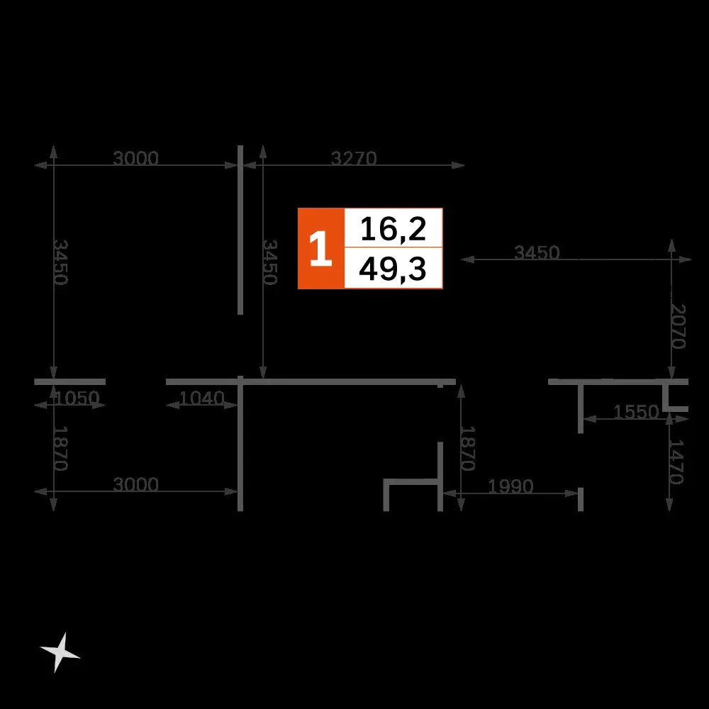 2-комнатная, 47,1 м² — 22 908 498 ₽