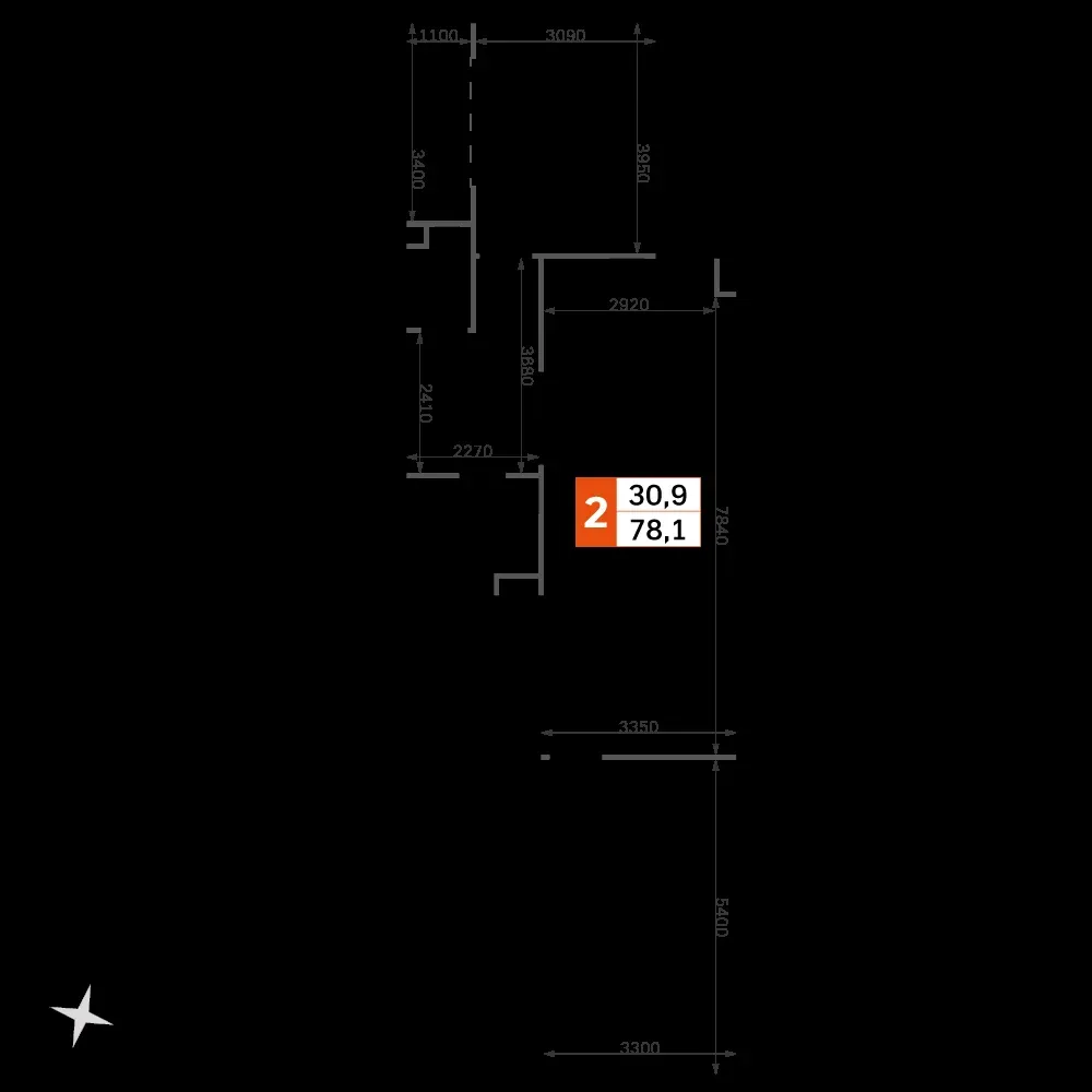 3-комнатная, 78,7 м² — 38 270 866 ₽