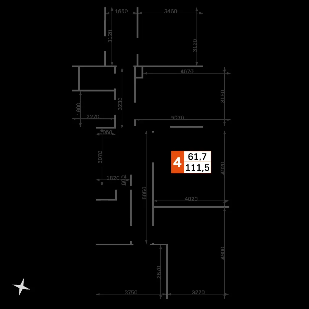 4-комнатная, 110,4 м² — 41 233 406 ₽
