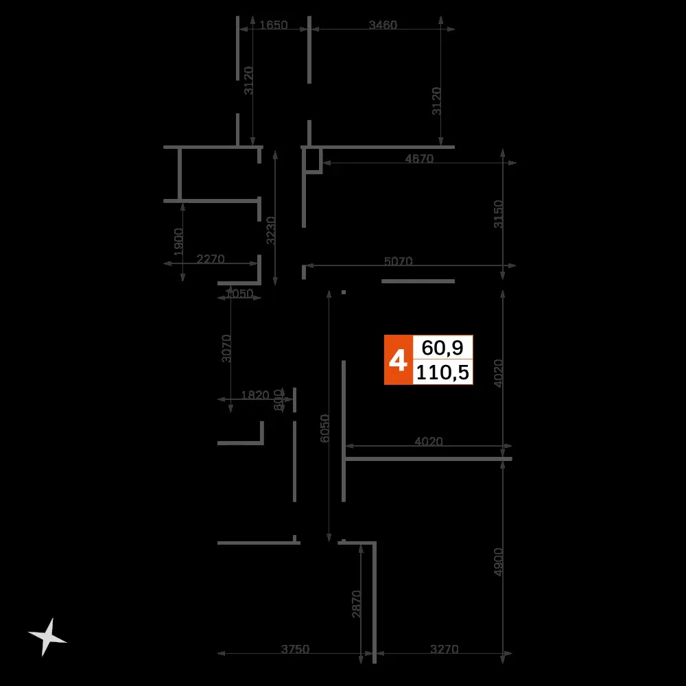 4-комнатная, 110,4 м² — 42 217 070 ₽