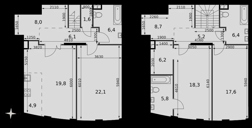 4-комнатная, 139,1 м² — 84 511 596 ₽