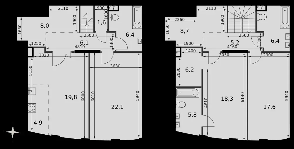 4-комнатная, 139,1 м² — 85 012 356 ₽