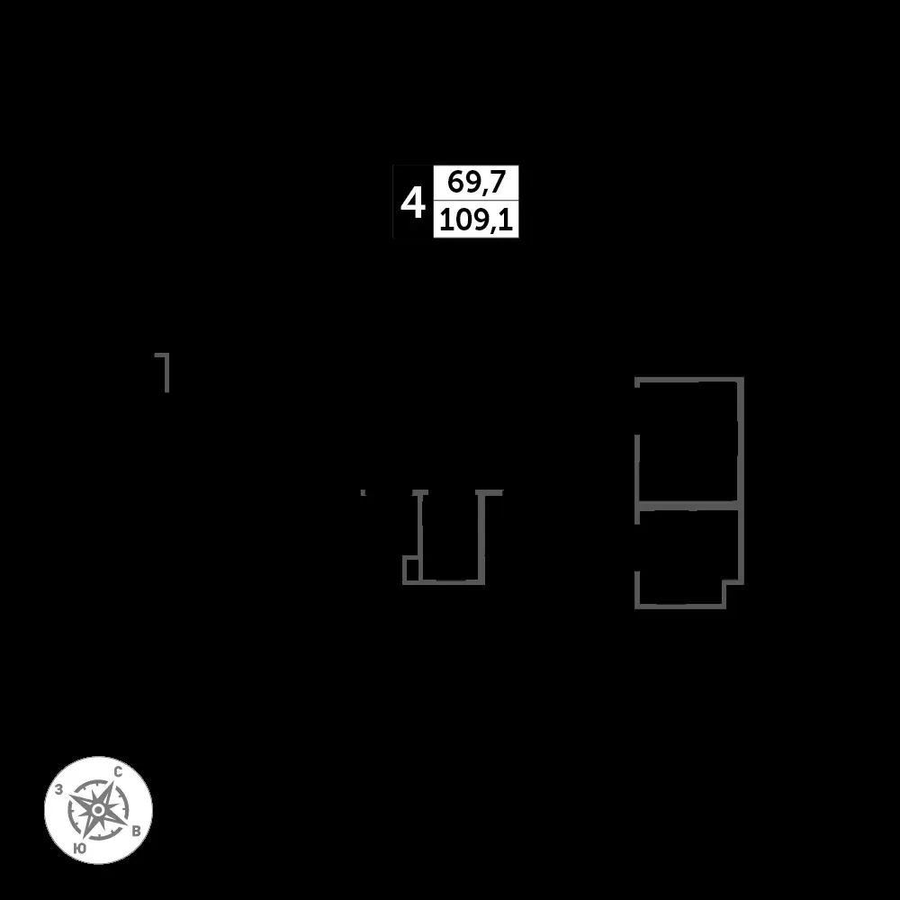 4-комнатная, 110,2 м² — 22 808 645 ₽