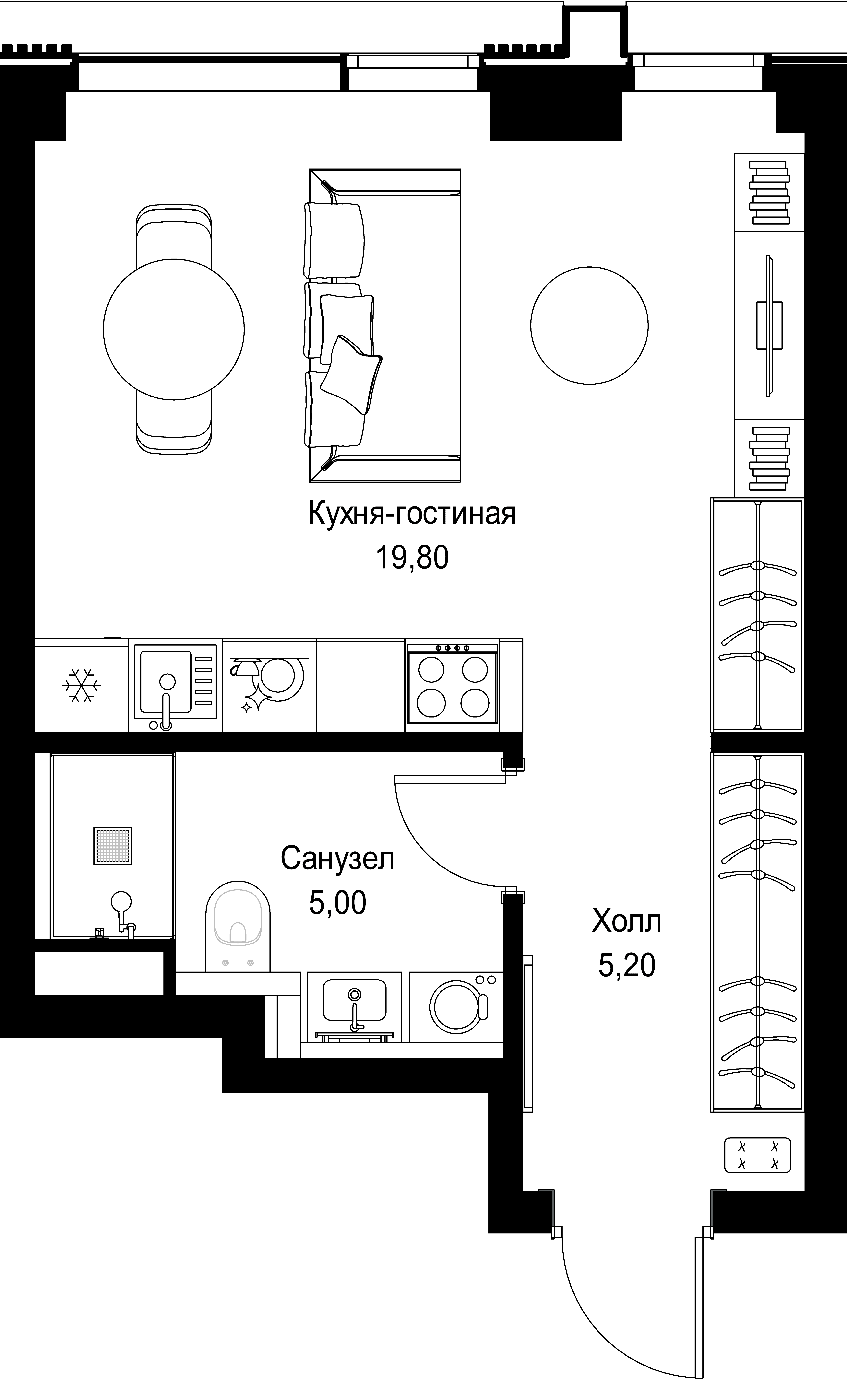 9-комнатная, 30 м² — 19 505 400 ₽