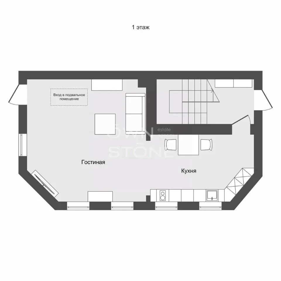 3-комн. квартира, 170 м²