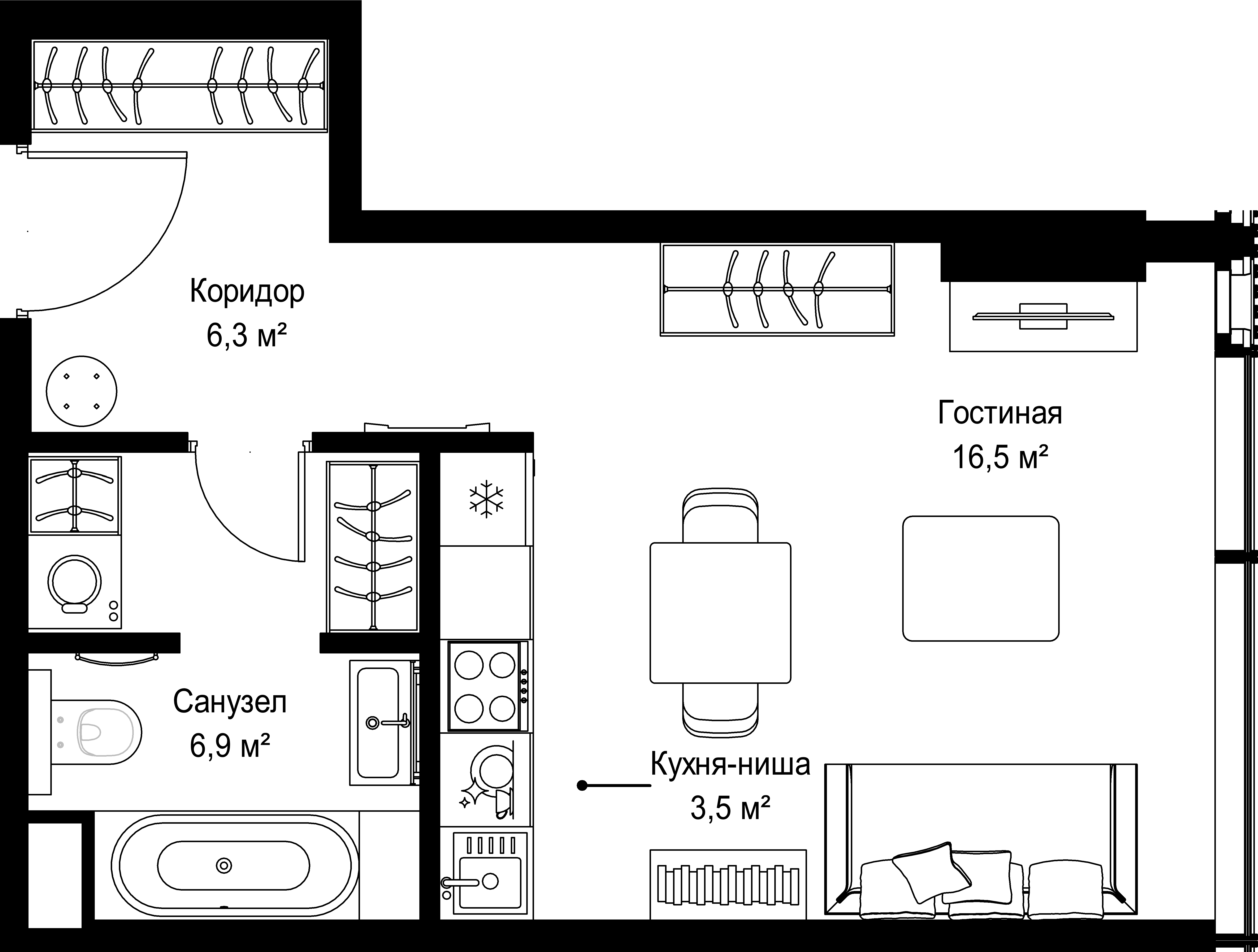9-комнатная, 33,2 м² — 31 406 868 ₽