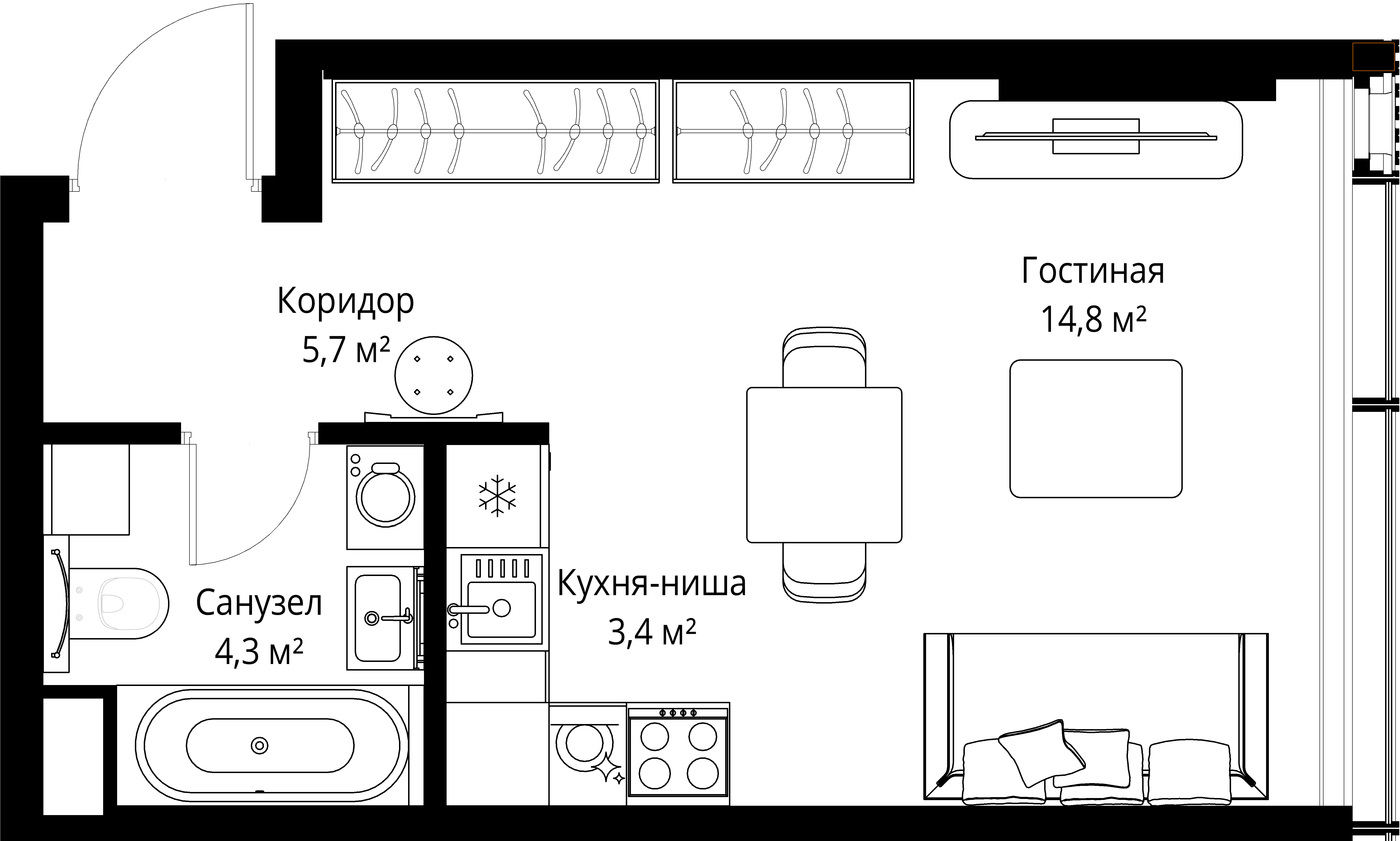 9-комнатная, 28,2 м² — 28 118 502 ₽