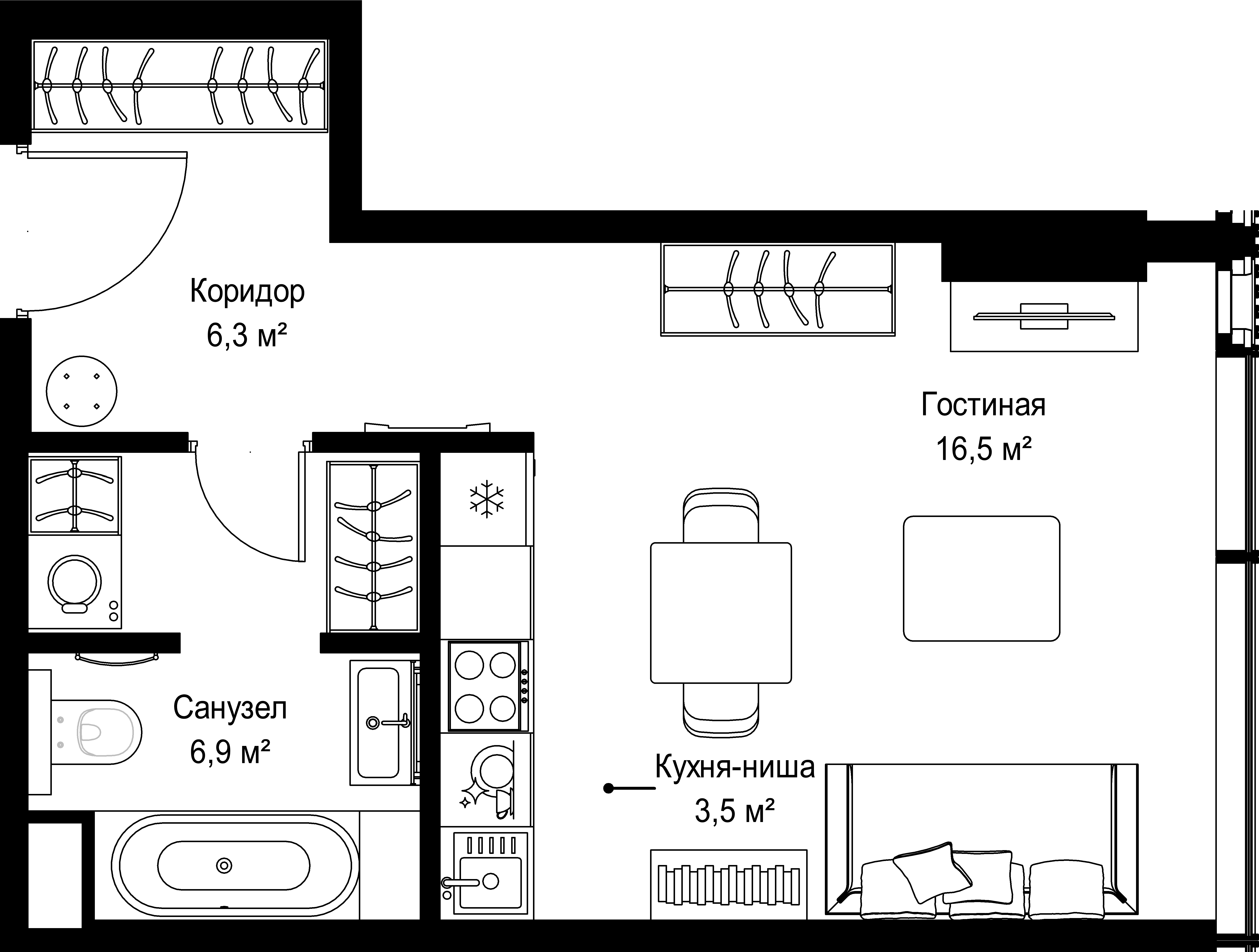 9-комнатная, 33,2 м² — 31 636 944 ₽