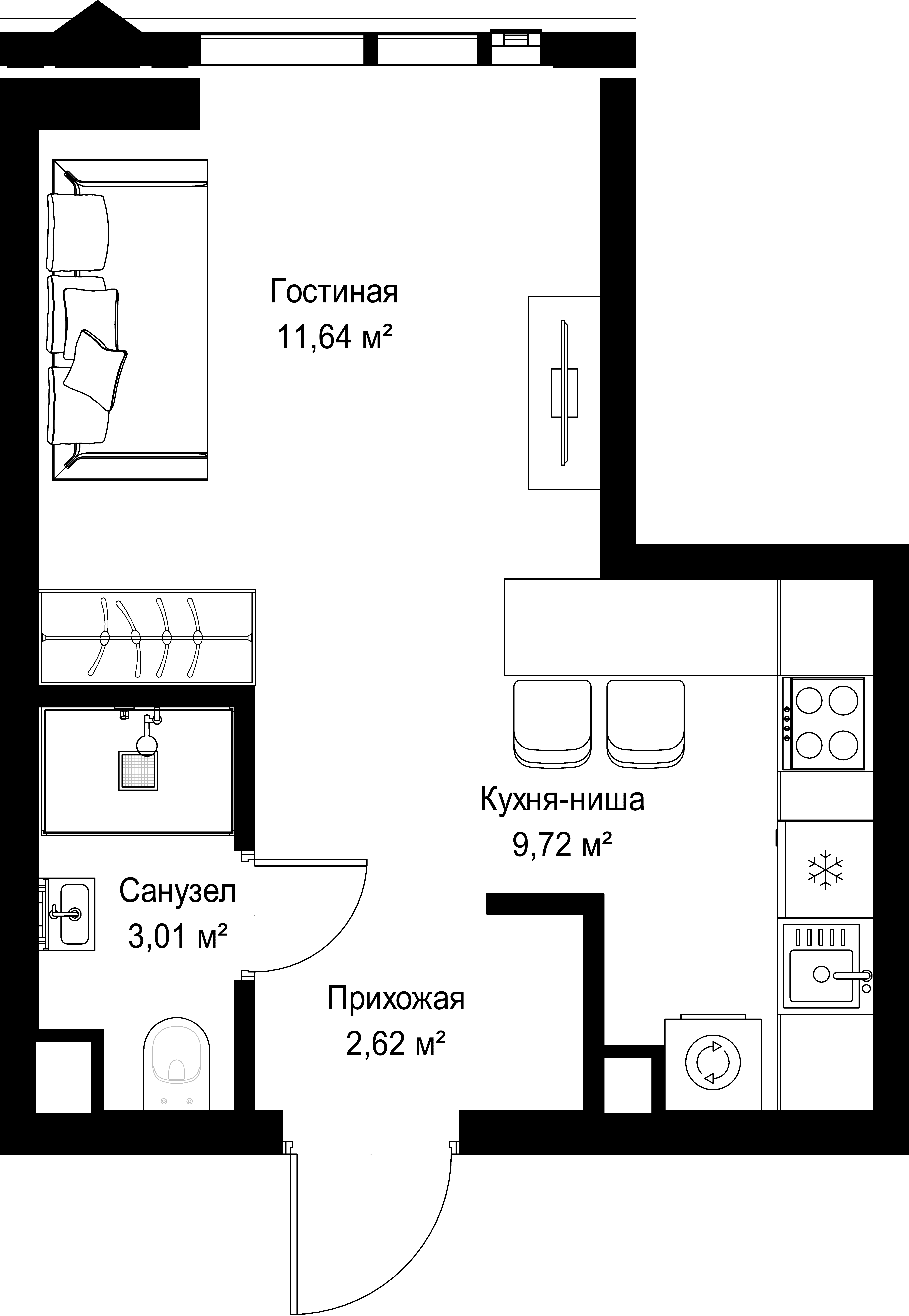 9-комнатная, 26,99 м² — 25 076 409 ₽