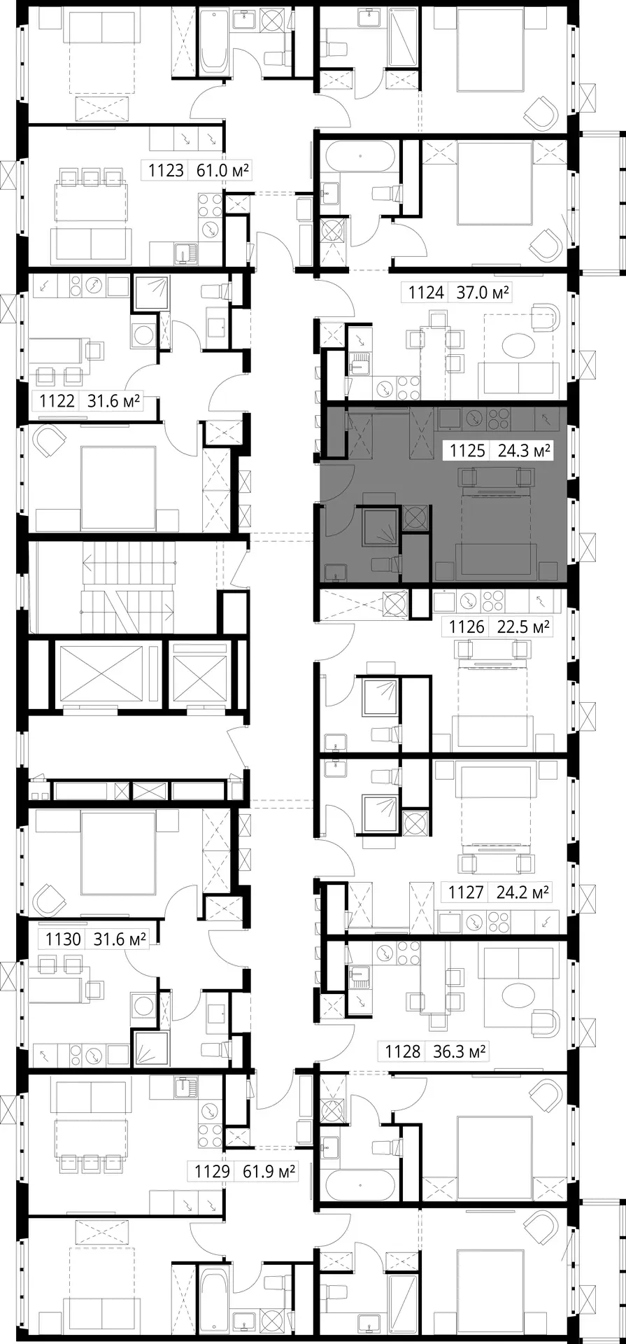 9-комнатная, 24,3 м² — 6 831 952 ₽