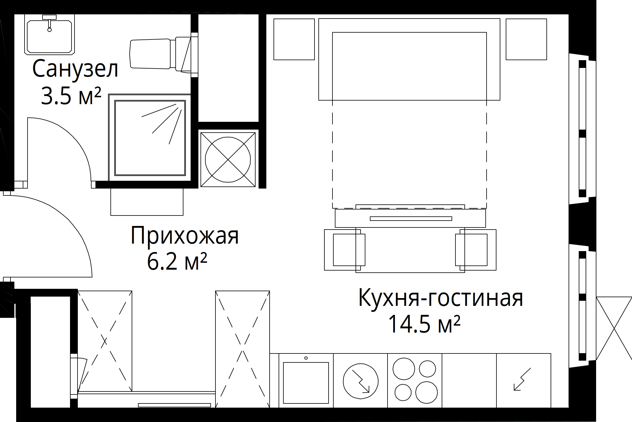 9-комнатная, 24,2 м² — 6 709 177 ₽