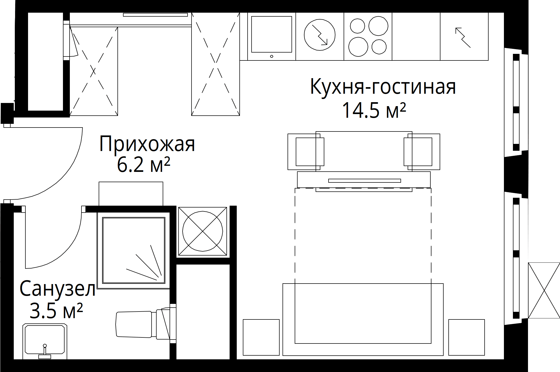 9-комнатная, 24,2 м² — 7 163 953 ₽