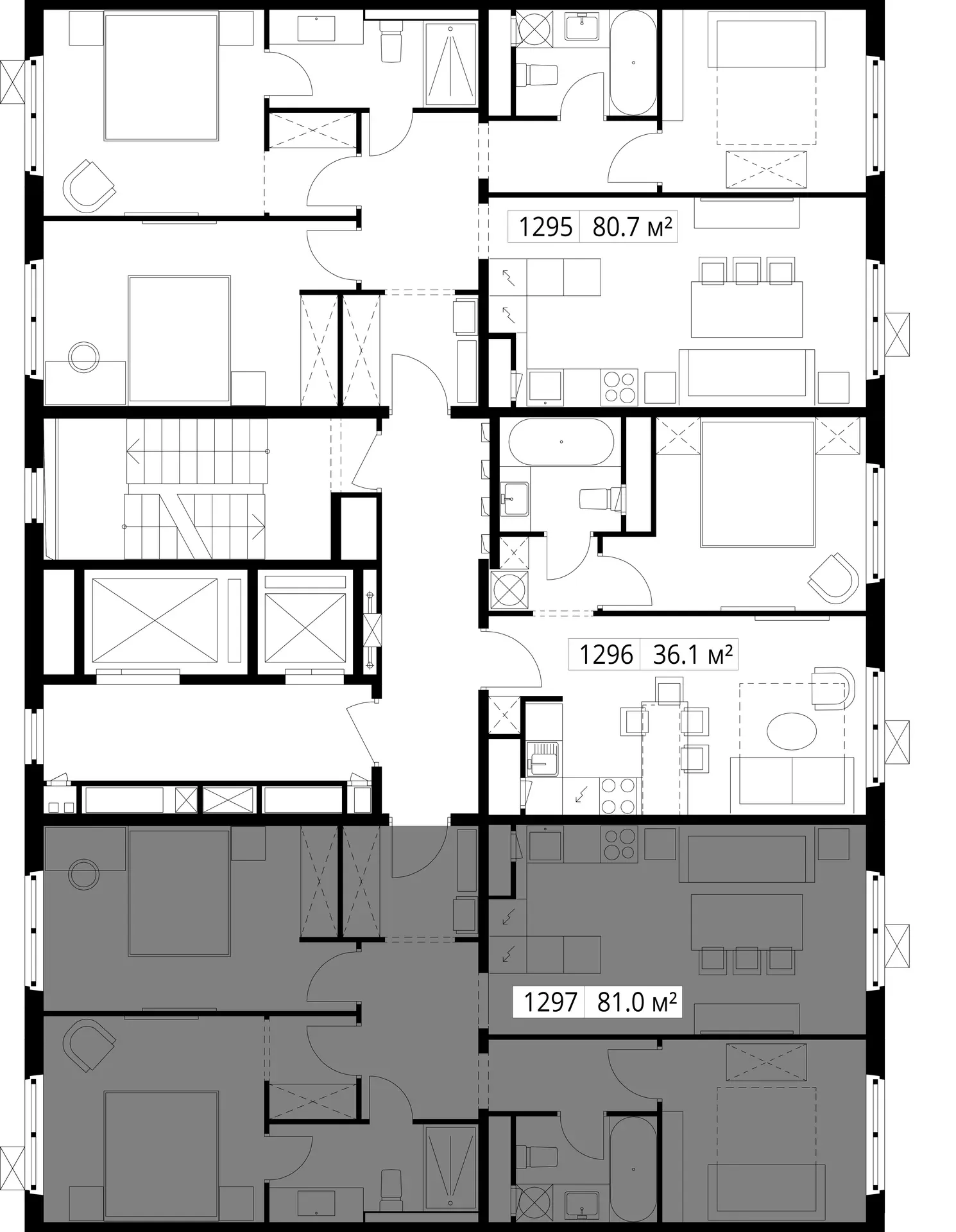 3-комнатная, 81 м² — 16 401 592 ₽
