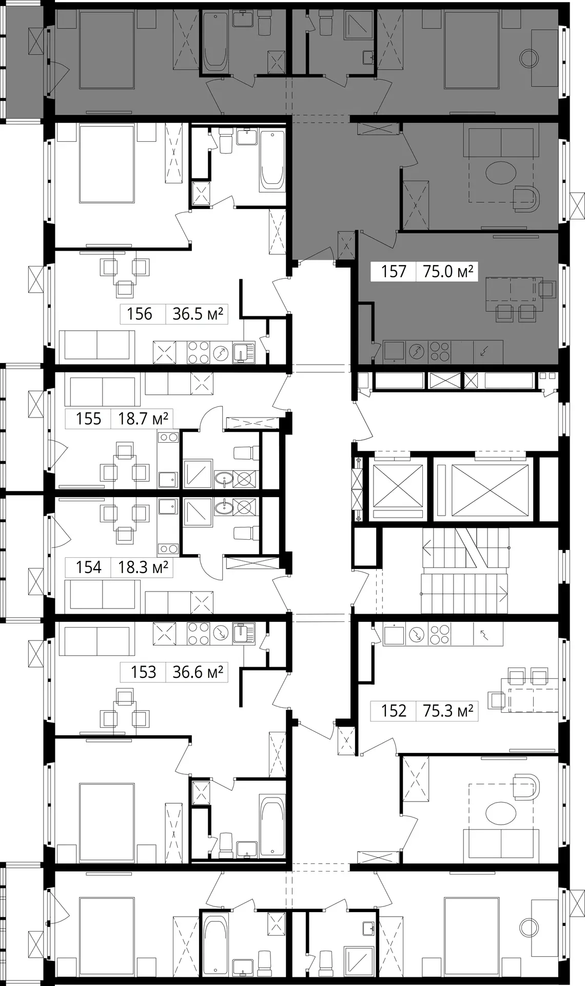 3-комнатная, 75 м² — 18 066 048 ₽