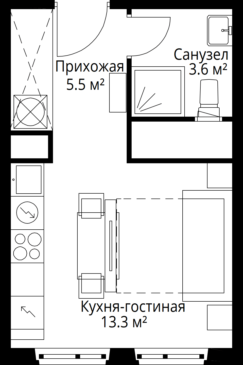 9-комнатная, 22,4 м² — 6 305 976 ₽