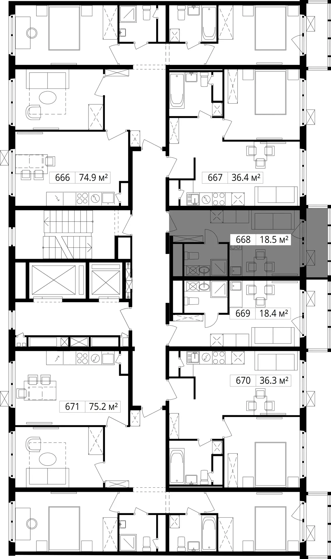 9-комнатная, 18,5 м² — 5 405 660 ₽