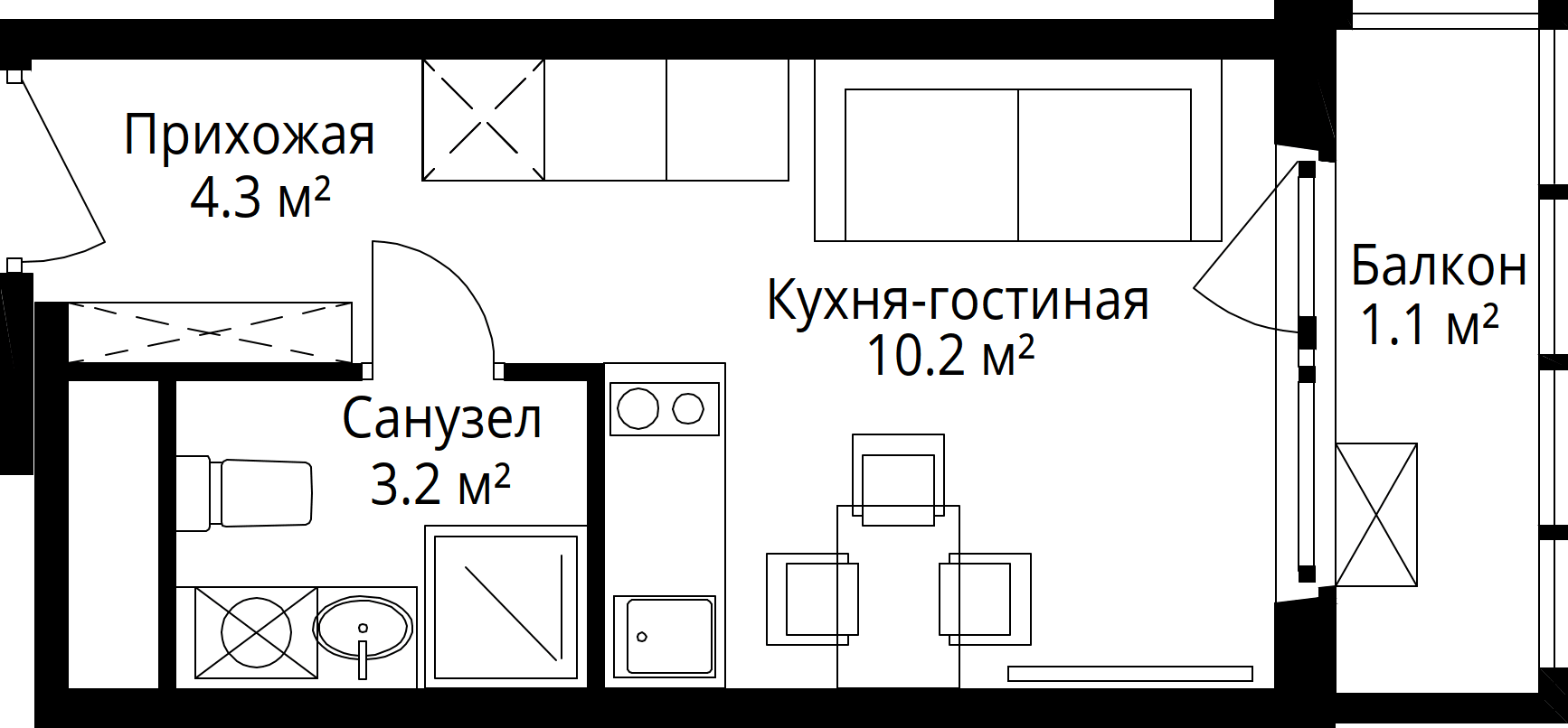 9-комнатная, 18,8 м² — 5 639 088 ₽