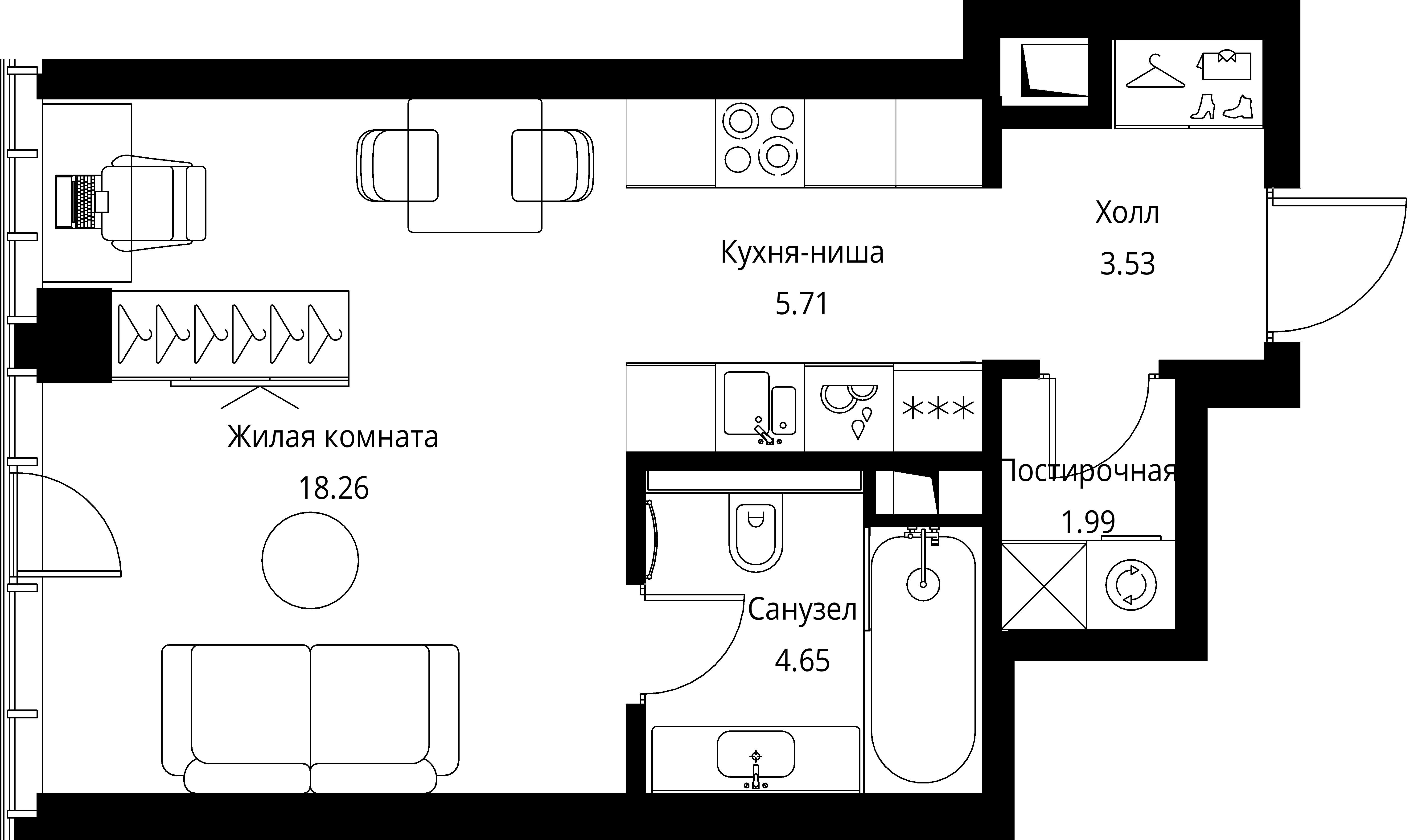 9-комнатная, 34,14 м² — 19 241 020 ₽