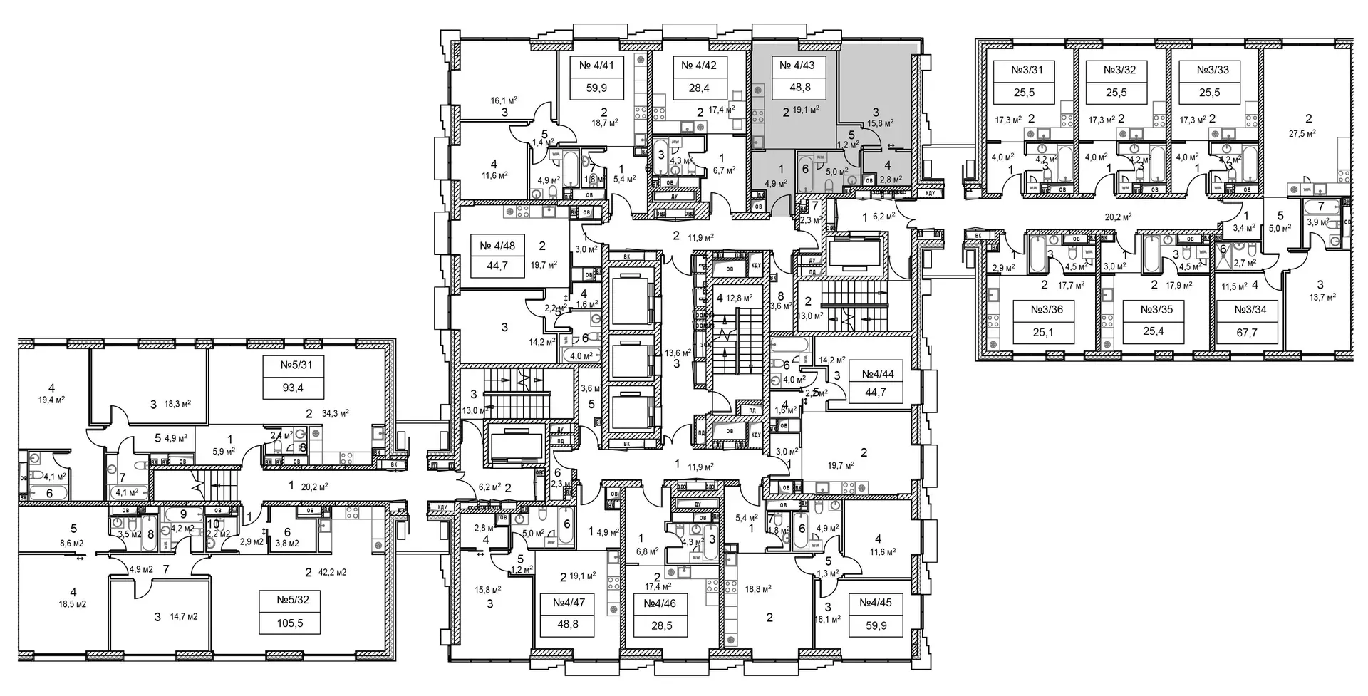 1-комнатная, 49 м² — 25 284 000 ₽