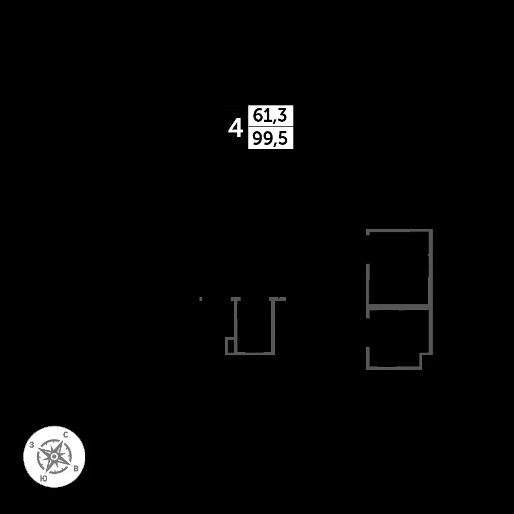 4-комнатная, 100,5 м² — 21 142 688 ₽