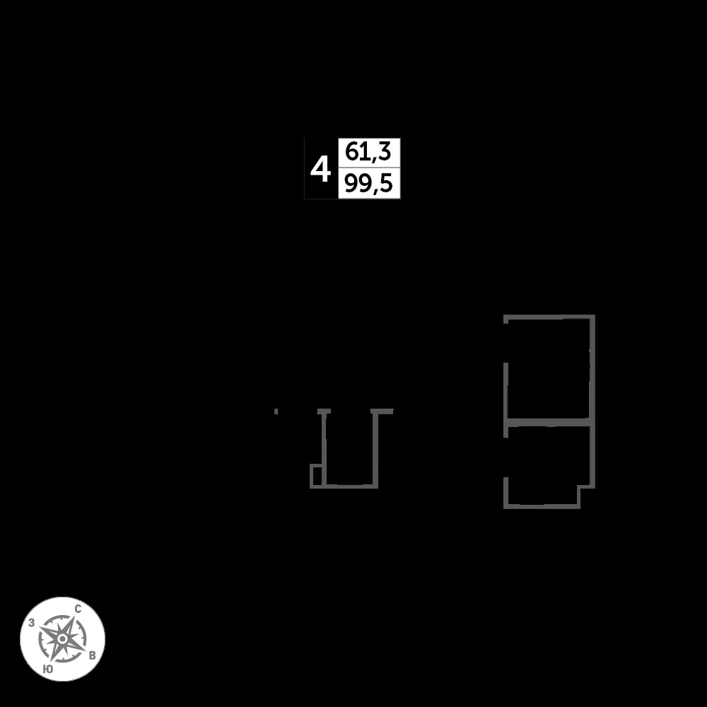 4-комнатная, 100,5 м² — 21 040 178 ₽