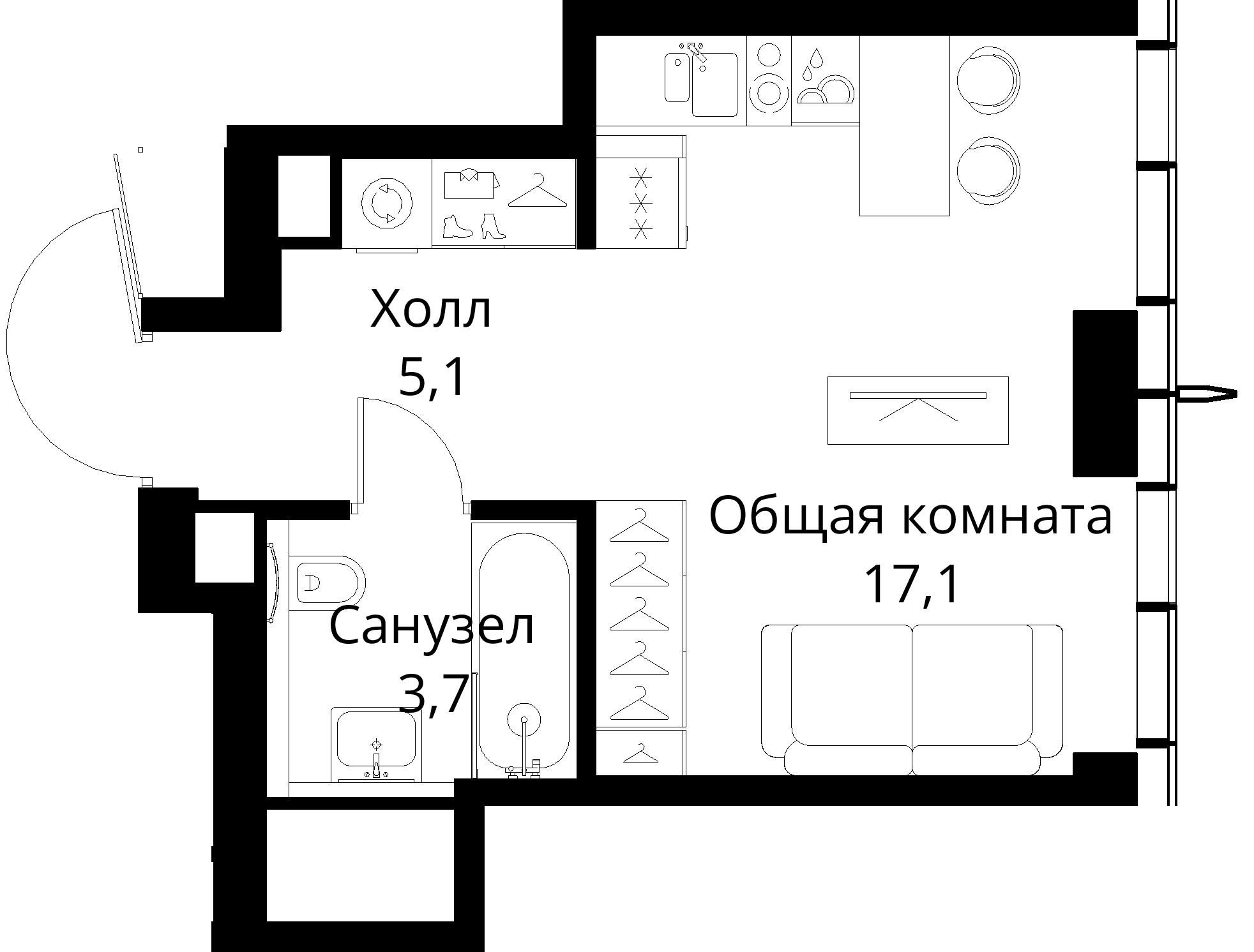9-комнатная, 25,9 м² — 16 566 859 ₽
