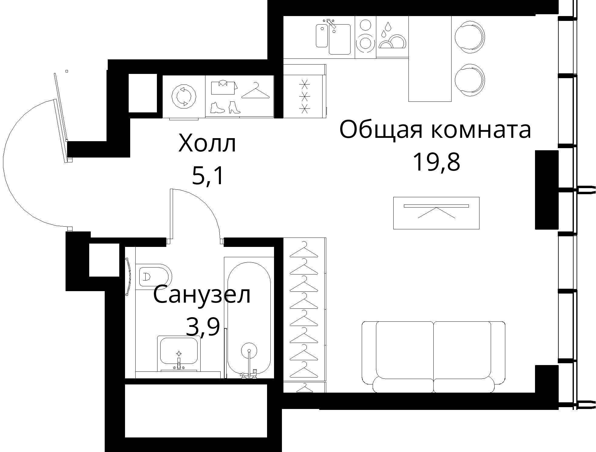 9-комнатная, 28,8 м² — 17 986 095 ₽