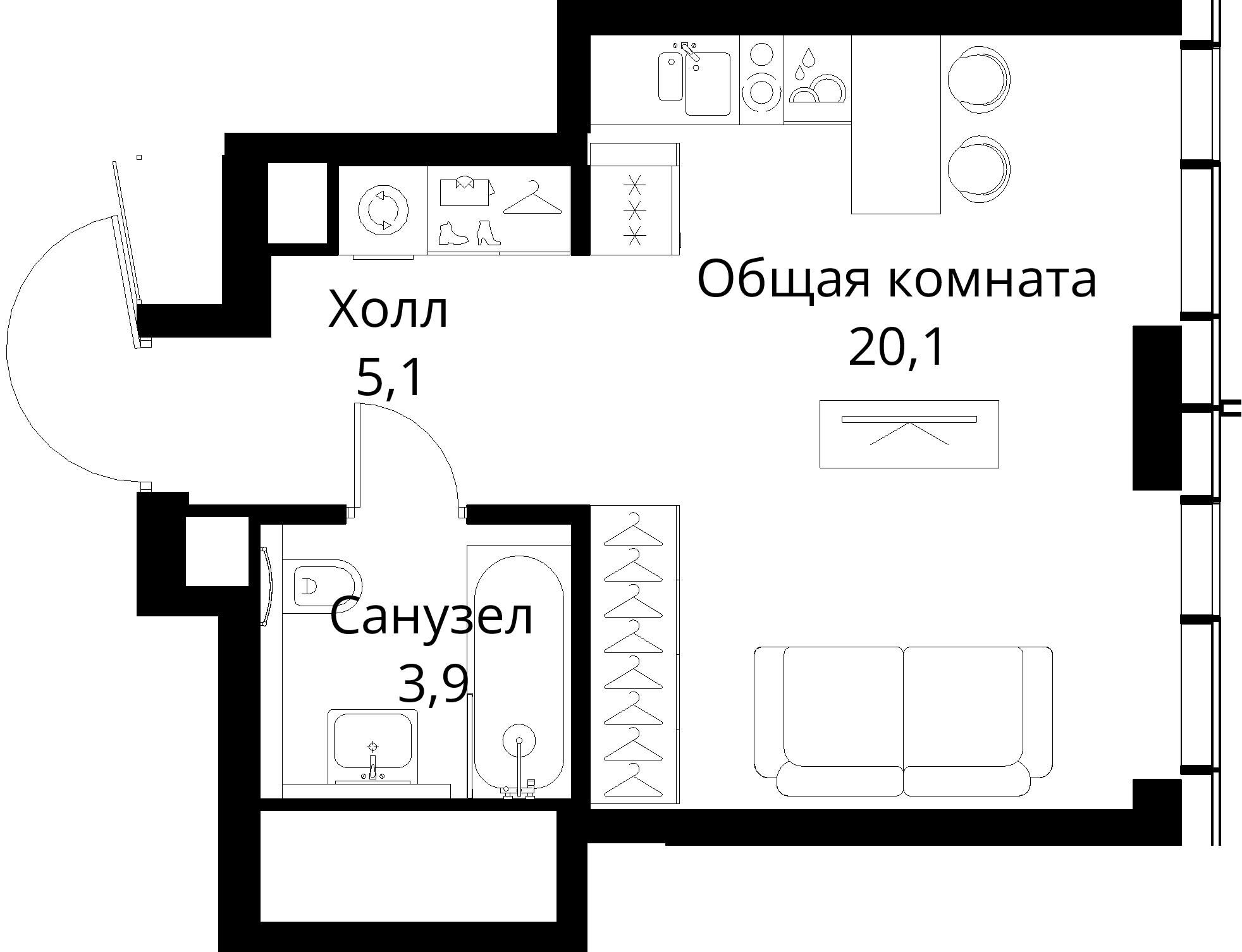 9-комнатная, 29,1 м² — 18 169 967 ₽